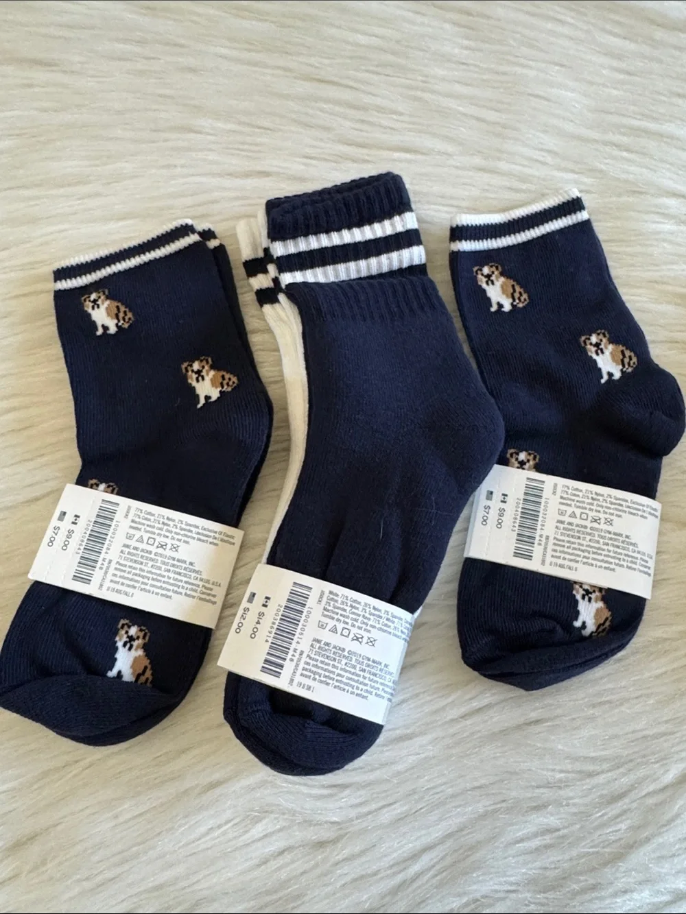 Janie and Jack Boys Blue Baseball Cap ,Socks Dog print & Sunglasses  Size 4-5